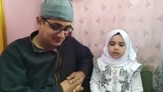 تلاوت کودک به تقلید از شیخ محمود 