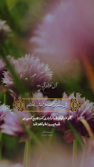 آیه ۱۶۰ سوره آل عمران