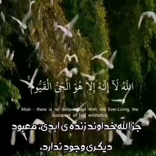 کلیپ زیبایی از تلاوت آیت الکرسی