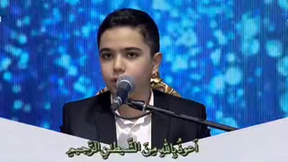تلاوت زیبای آقای ابوالفضل فرجی به تقلید از استاد مصطفی اسماعیل