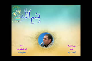 فرازی زیبا از استاد انور شحات انور
