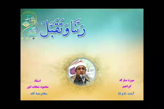 فرازی زیبا از استاد محمود شحات انور
