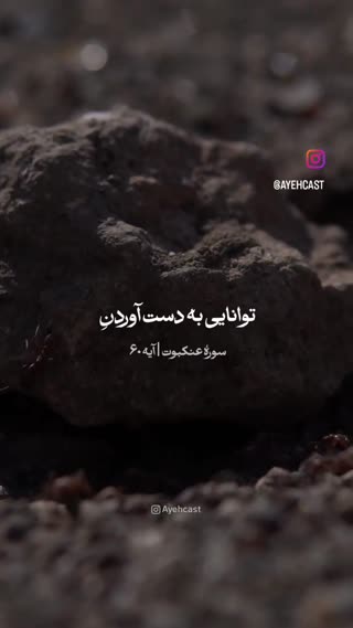سوره عنکبوت آیه ۶۰